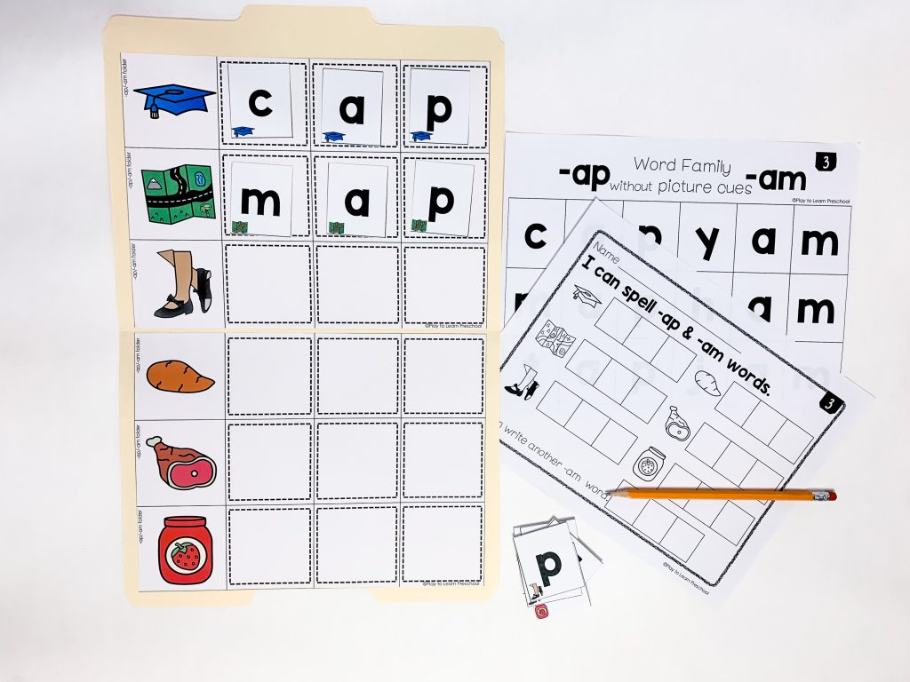 File Folder Games For Pre-K Morning Work in Free Printable Preschool Folder Games