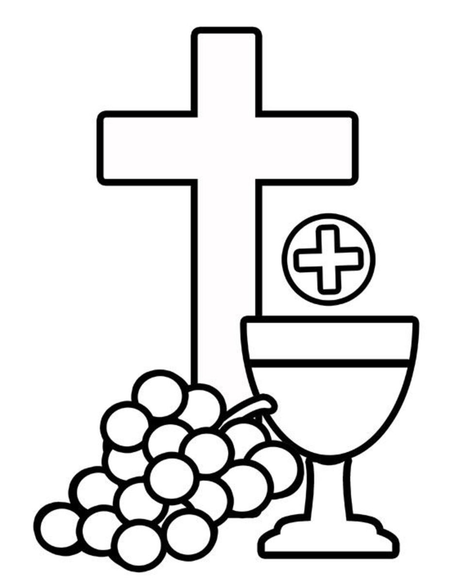 First Communion Clip Art And Coloring Pages For Girls And Boys within First Communion Printables Free