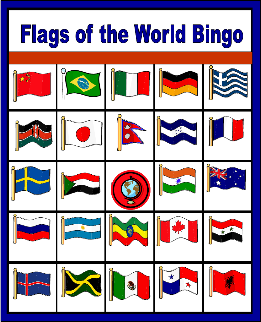 Flags Of The World Bingo | Flags Of The World, World Flags inside Free Printable Pictures Of Flags Of The World