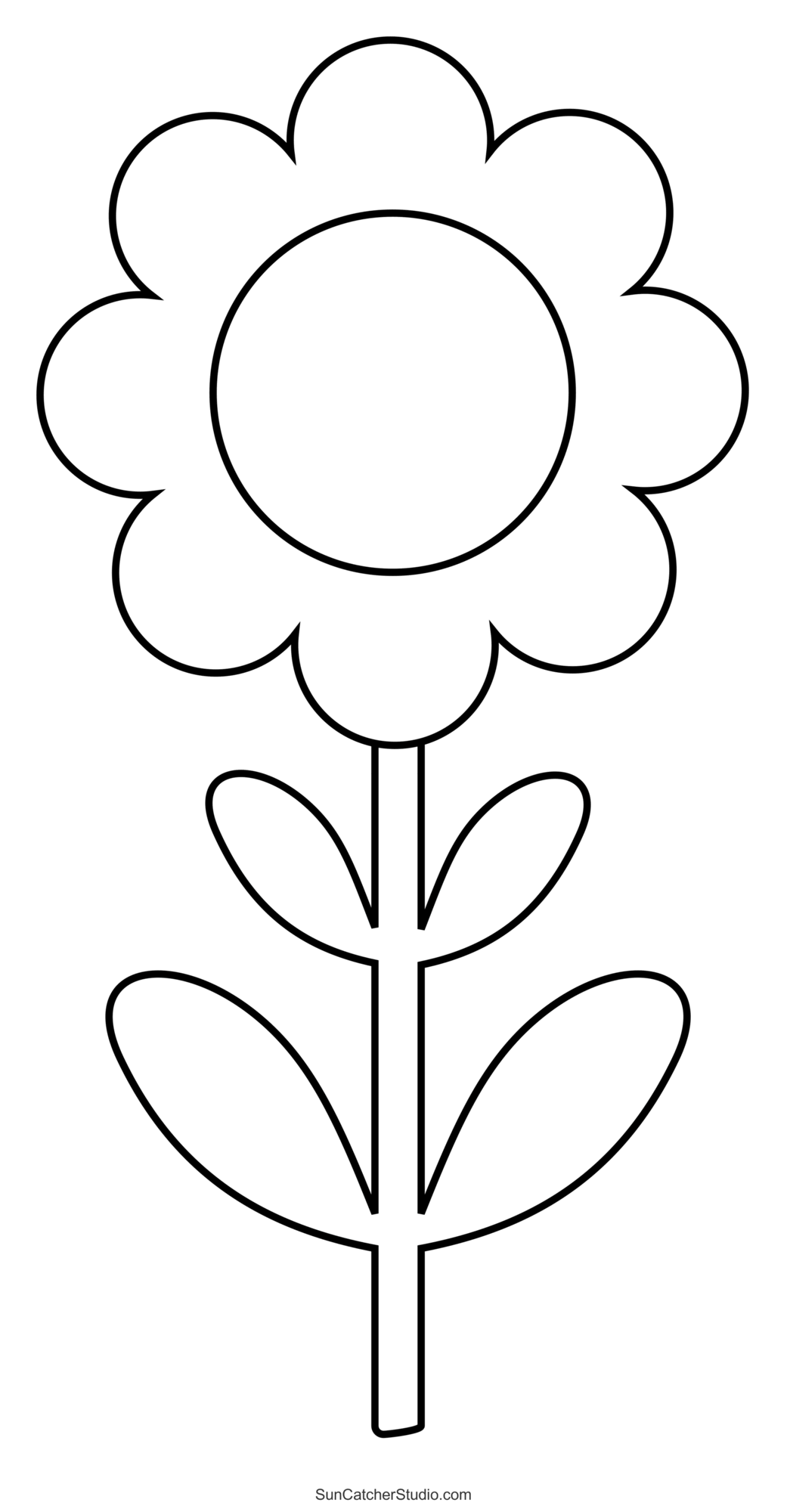 Flower Templates, Patterns, Svg Files (Printable Stencils) – Diy with Free Printable Flower Stencils