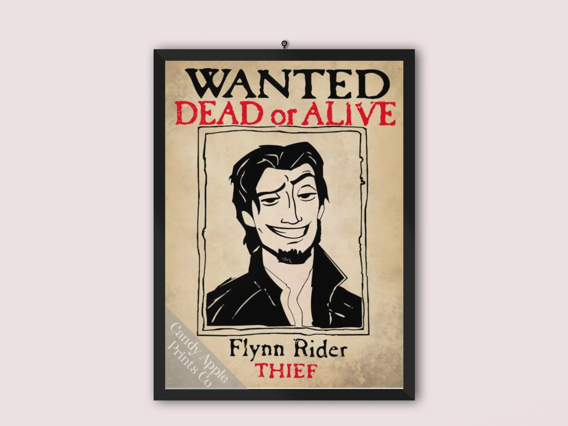 Flynn Rider Wanted Poster Printable with regard to Free Printable Flynn Rider Wanted Poster