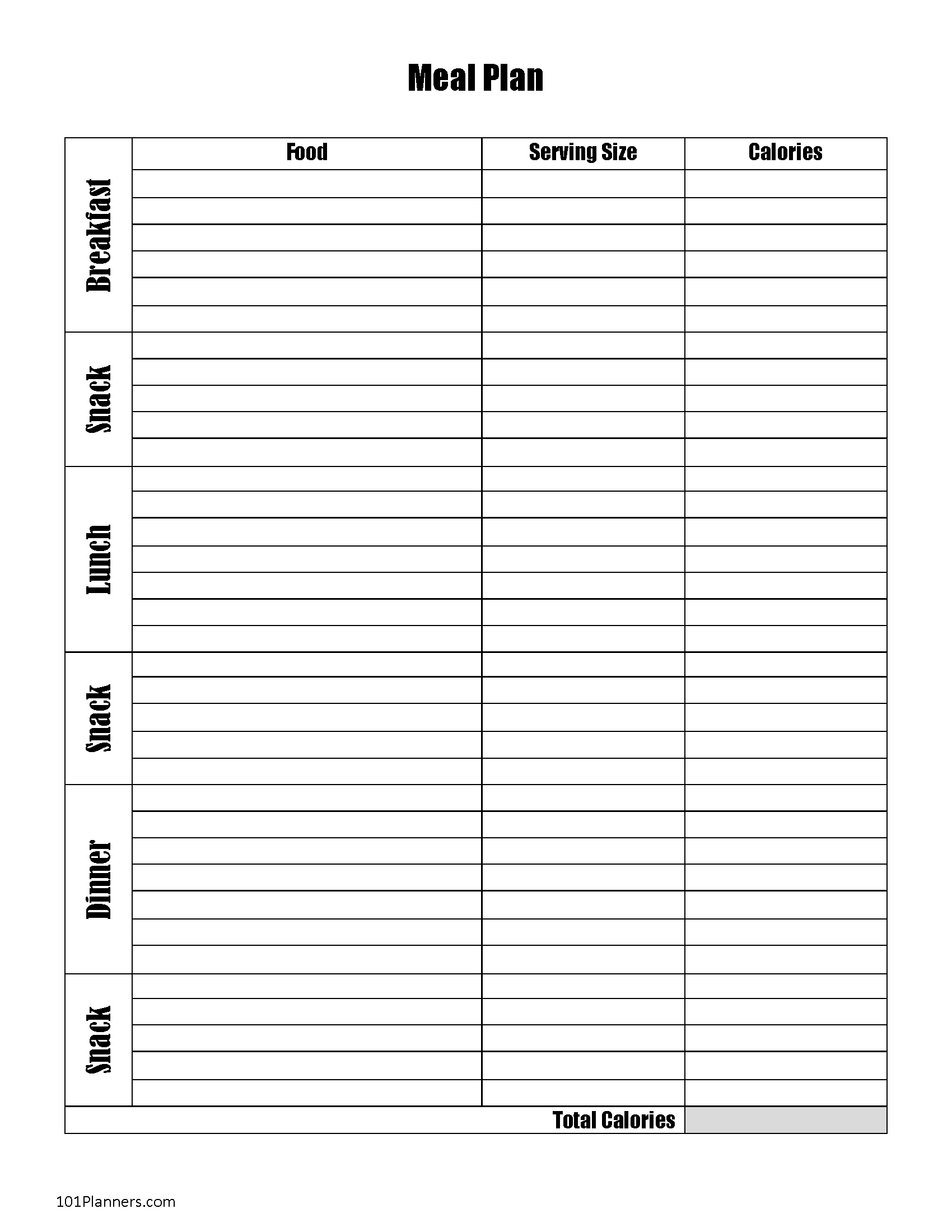 Food Diary Template | Free Printable | Track Food And Water Intake within Free Printable Calorie Counter Journal