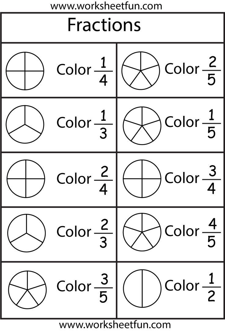 Free 2Nd Grade Math Worksheets | Learnmathonline inside Free Printable First Grade Fraction Worksheets