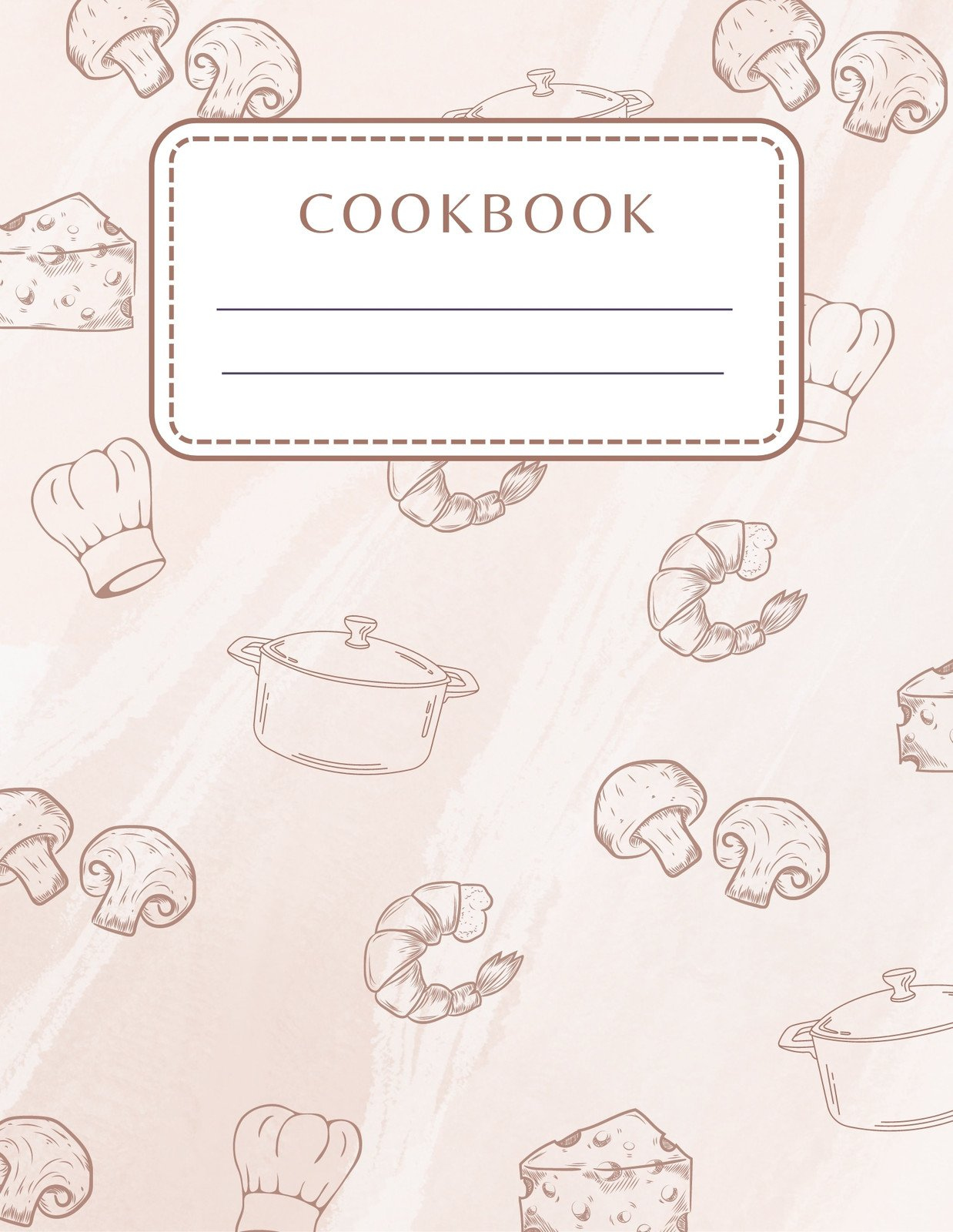 Free And Customizable Cookbook Templates within Free Printable Cookbooks