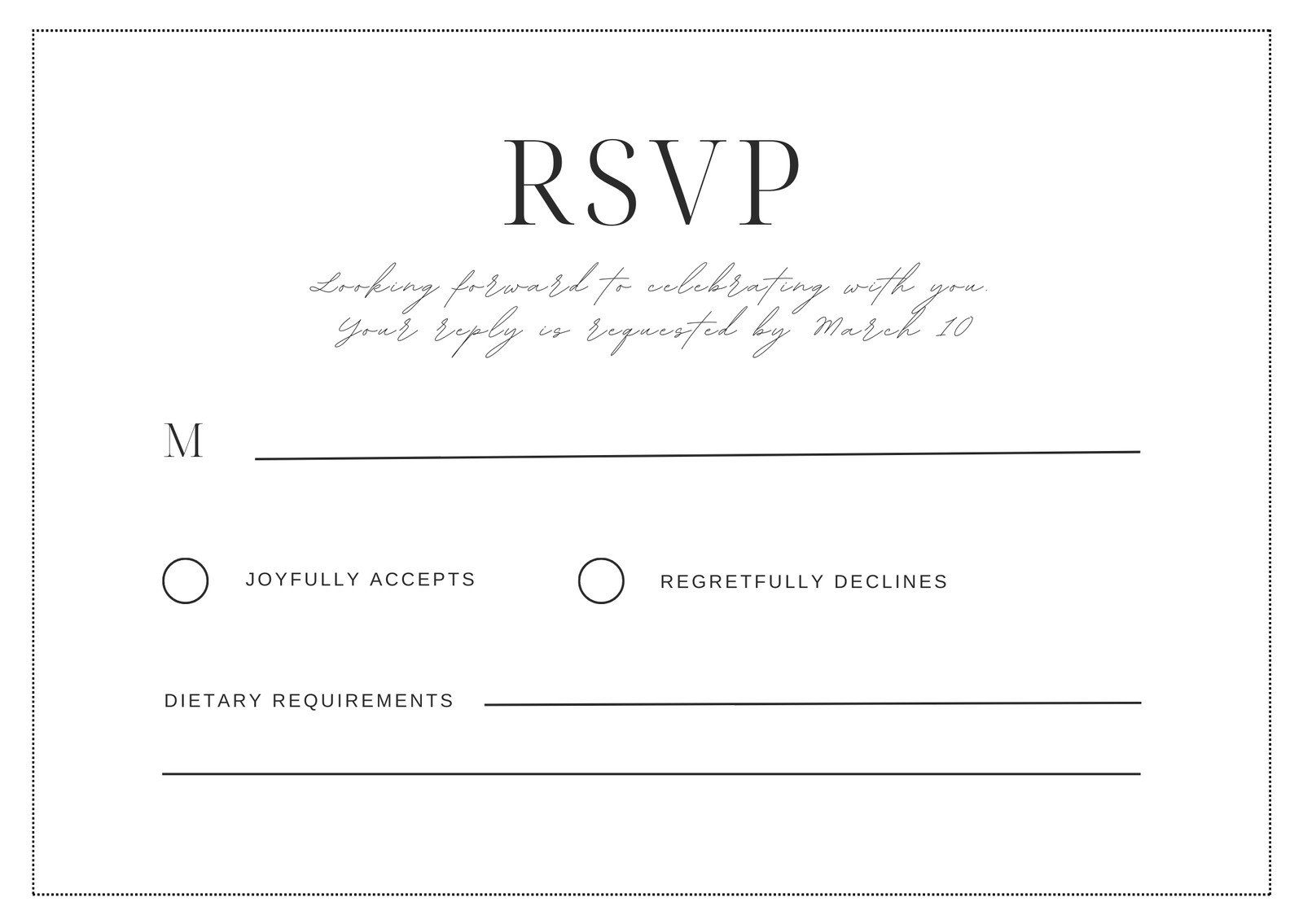 Free And Customizable Rsvp Templates pertaining to Free Printable Rsvp Cards