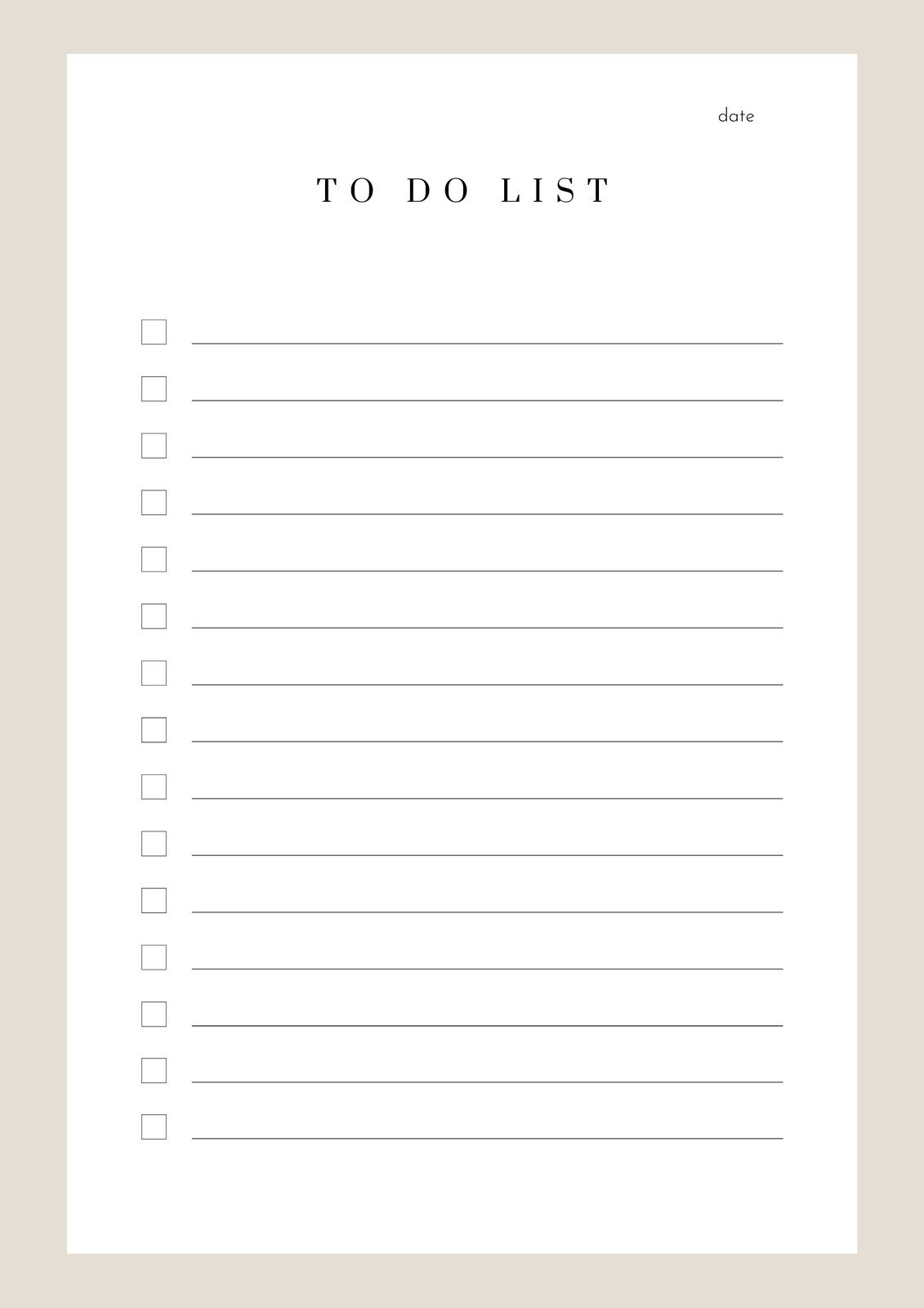 Free And Customizable To Do List Templates throughout Free Printable to Do Charts