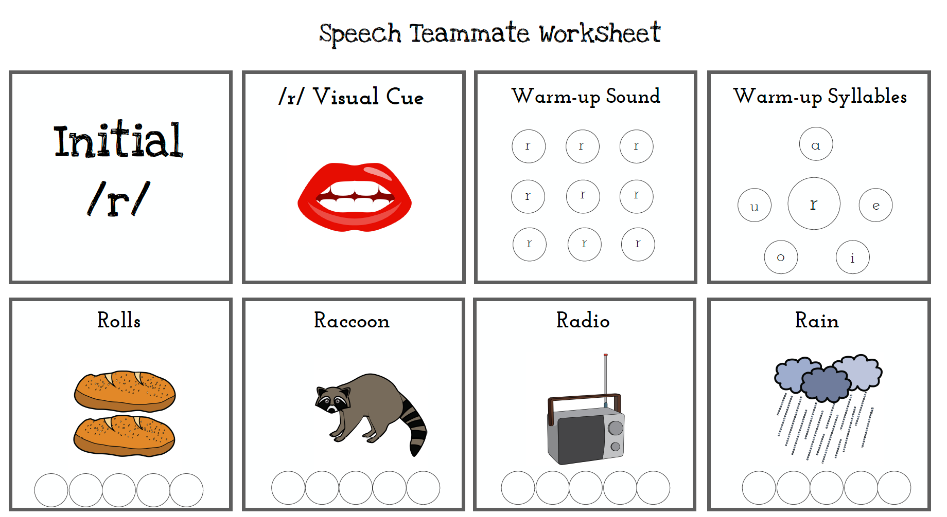 Free Articulation Worksheets regarding Free Printable Vocalic R Worksheets