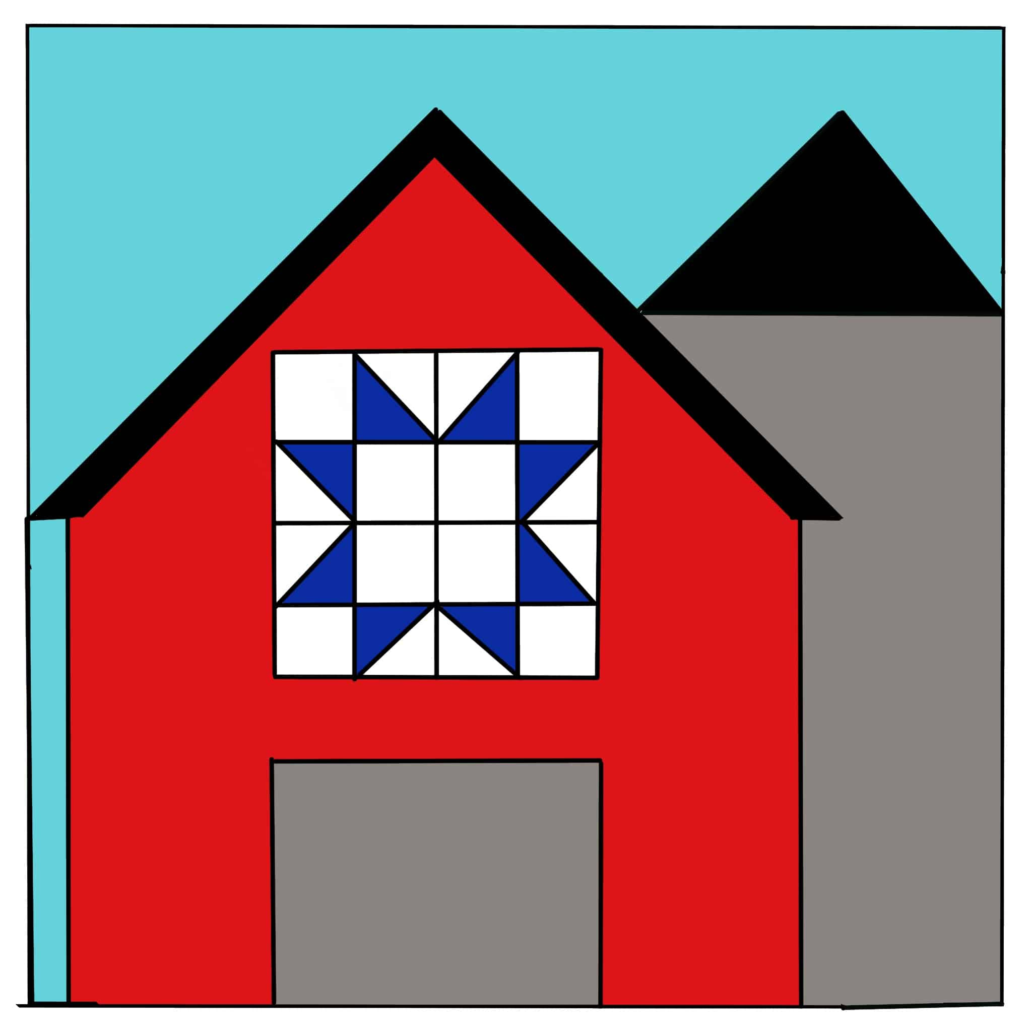 Free Barn Quilt Block Pattern - Always Expect Moore for Free Printable Barn Quilt Patterns