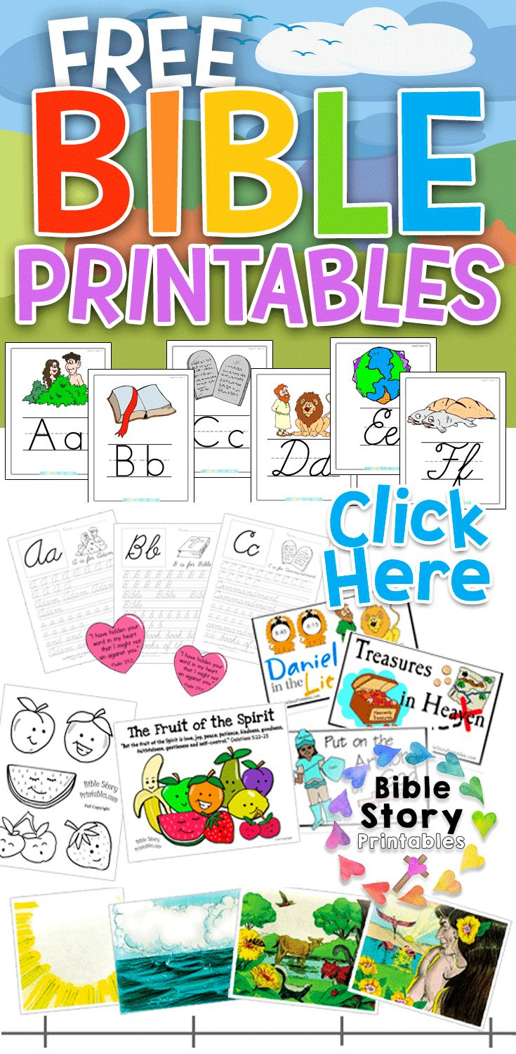 Free Bible Story Printables, Crafts, Games Worksheets And Bible in Free Printable Children&amp;#039;S Bible Lessons