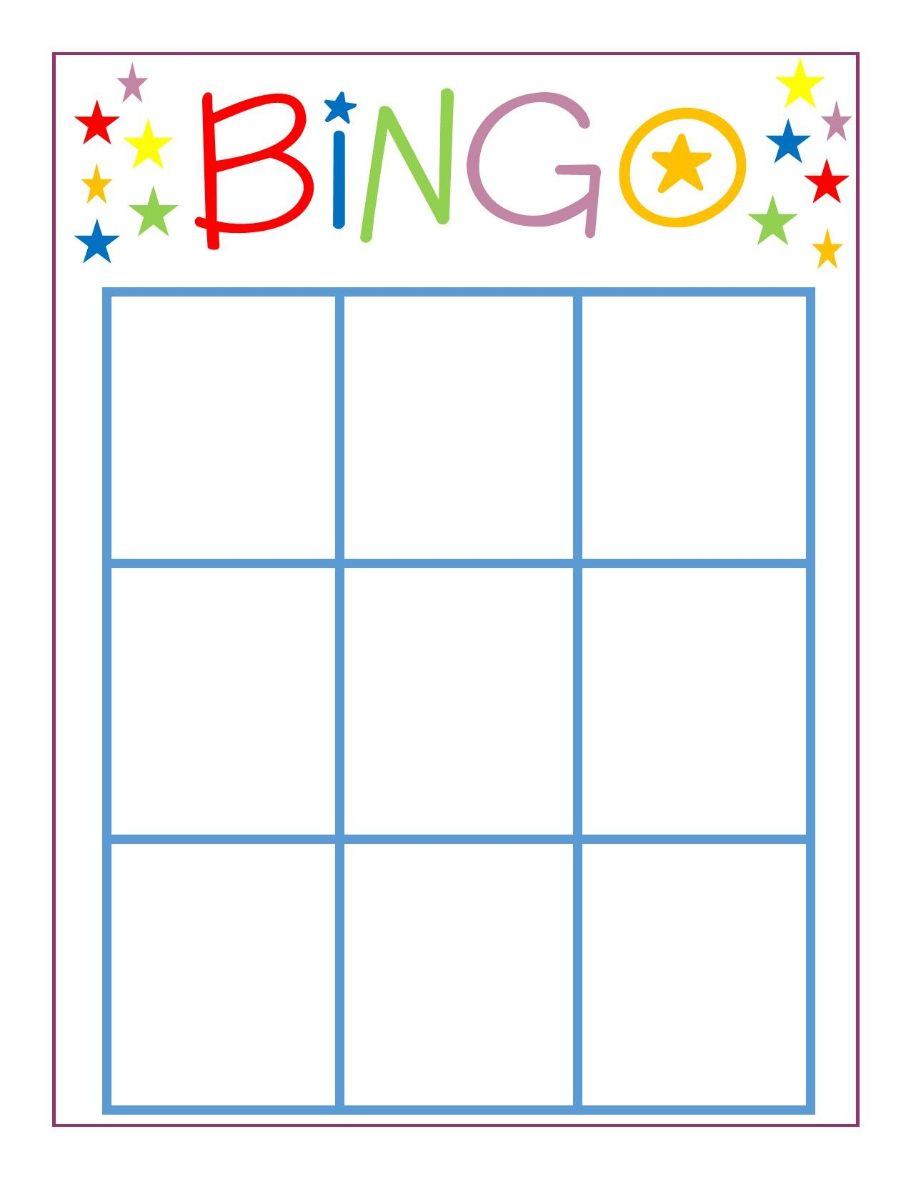 Free Blank Bingo Cards for Free Printable Bingo Cards For Teachers