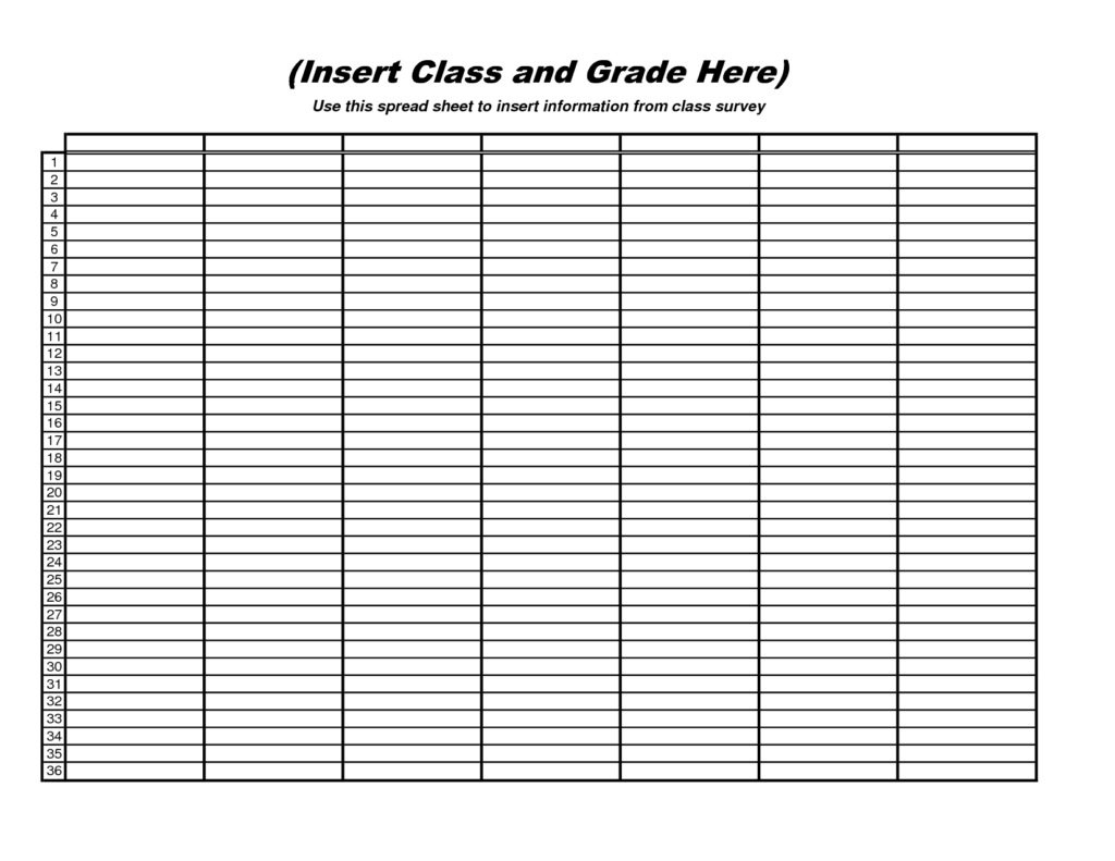 Free Blank Spreadsheet Templates | Excelguider within Free Printable Spreadsheet