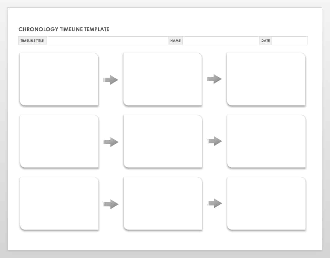 Free Blank Timeline Templates | Smartsheet pertaining to Free Blank Timeline Template Printable