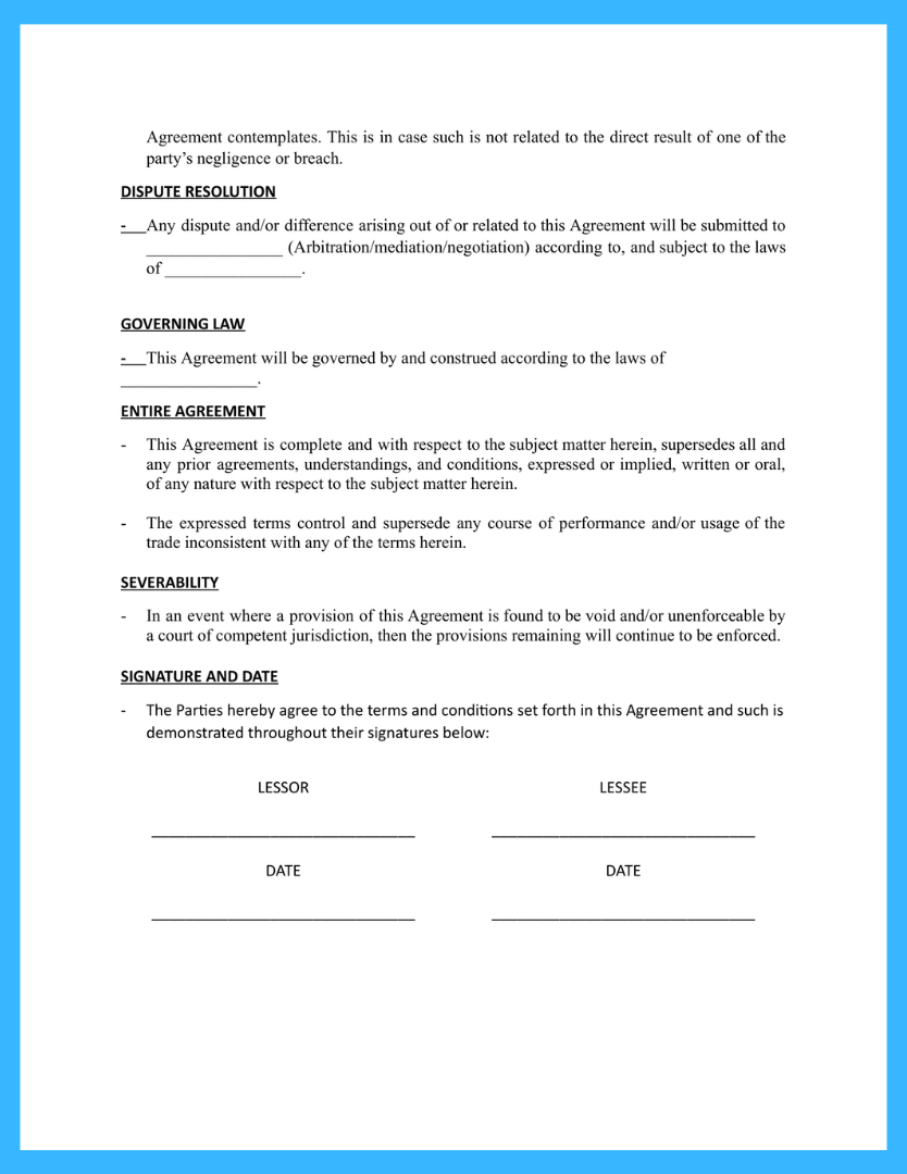 Free Car Lease Agreement Template To Win More Clients for Free Printable Vehicle Lease Agreement