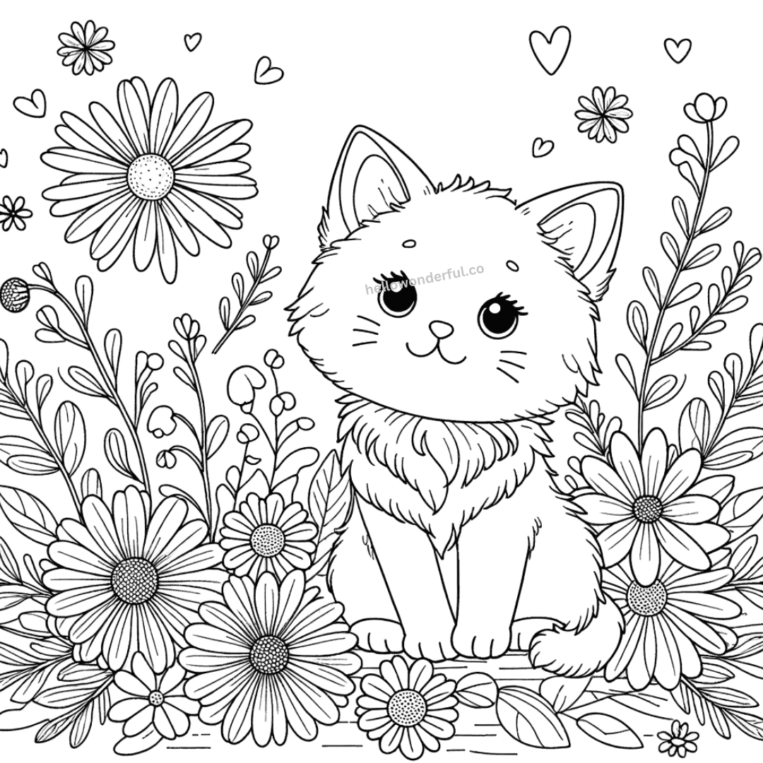 Free Cat Coloring Pages - With Printable Templates throughout Free Printable Cat Coloring Pages