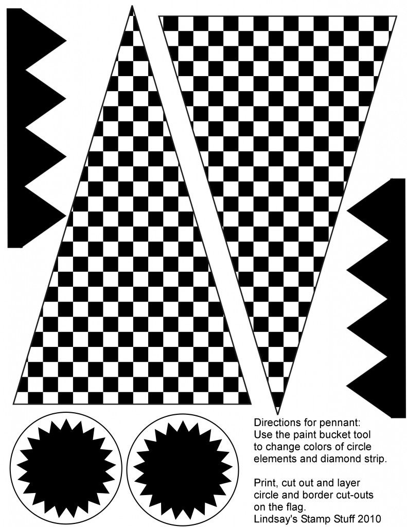 Free Checkered Flag Printables &amp;amp; More - Upper Sturt General Store regarding Free Printable Checkered Flag Banner