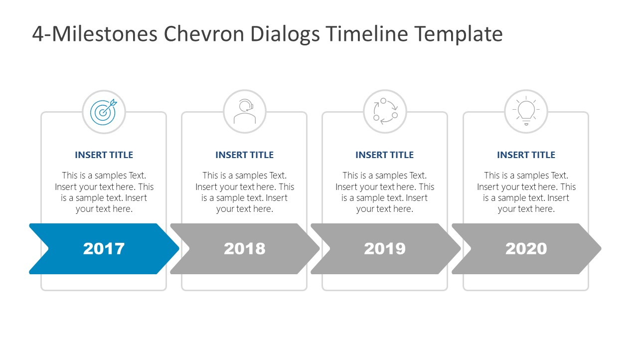 Free Chevron Dialogs Timeline Template &amp;amp; Google Slides throughout Free Printable Chevron Templates