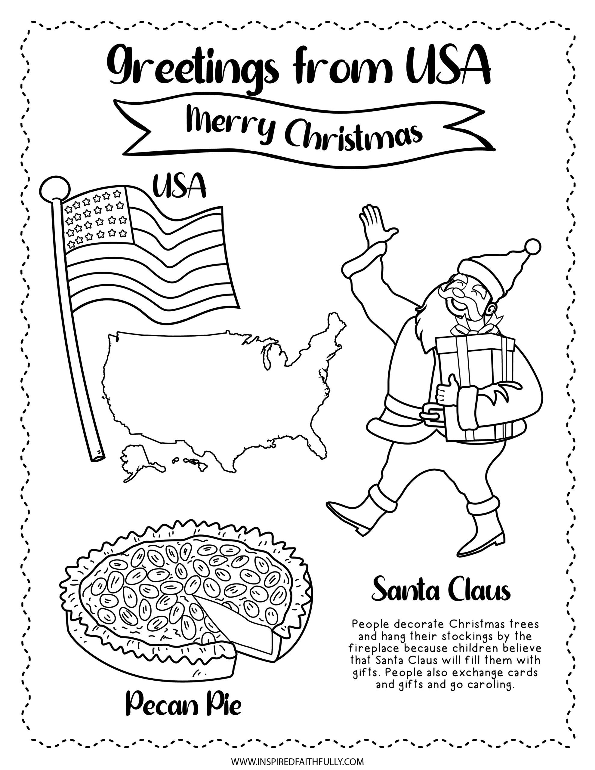 Free Christmas Around The World Worksheets (20 Pages!) | Christmas regarding Christmas Around The World Free Printables