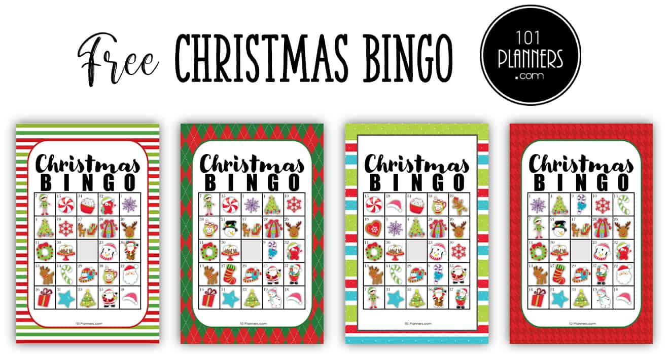 Free Christmas Bingo Printable intended for Christmas Bingo Game Printable Free