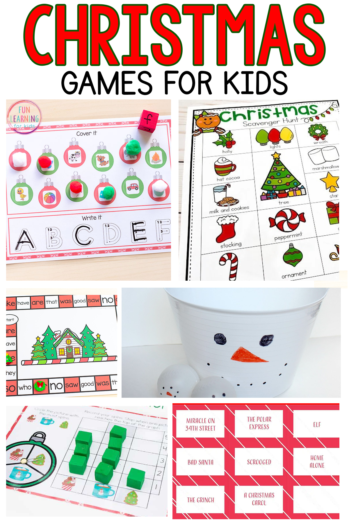 Free Christmas Games For Kids throughout Free Printable Christmas Games For Family Gatherings