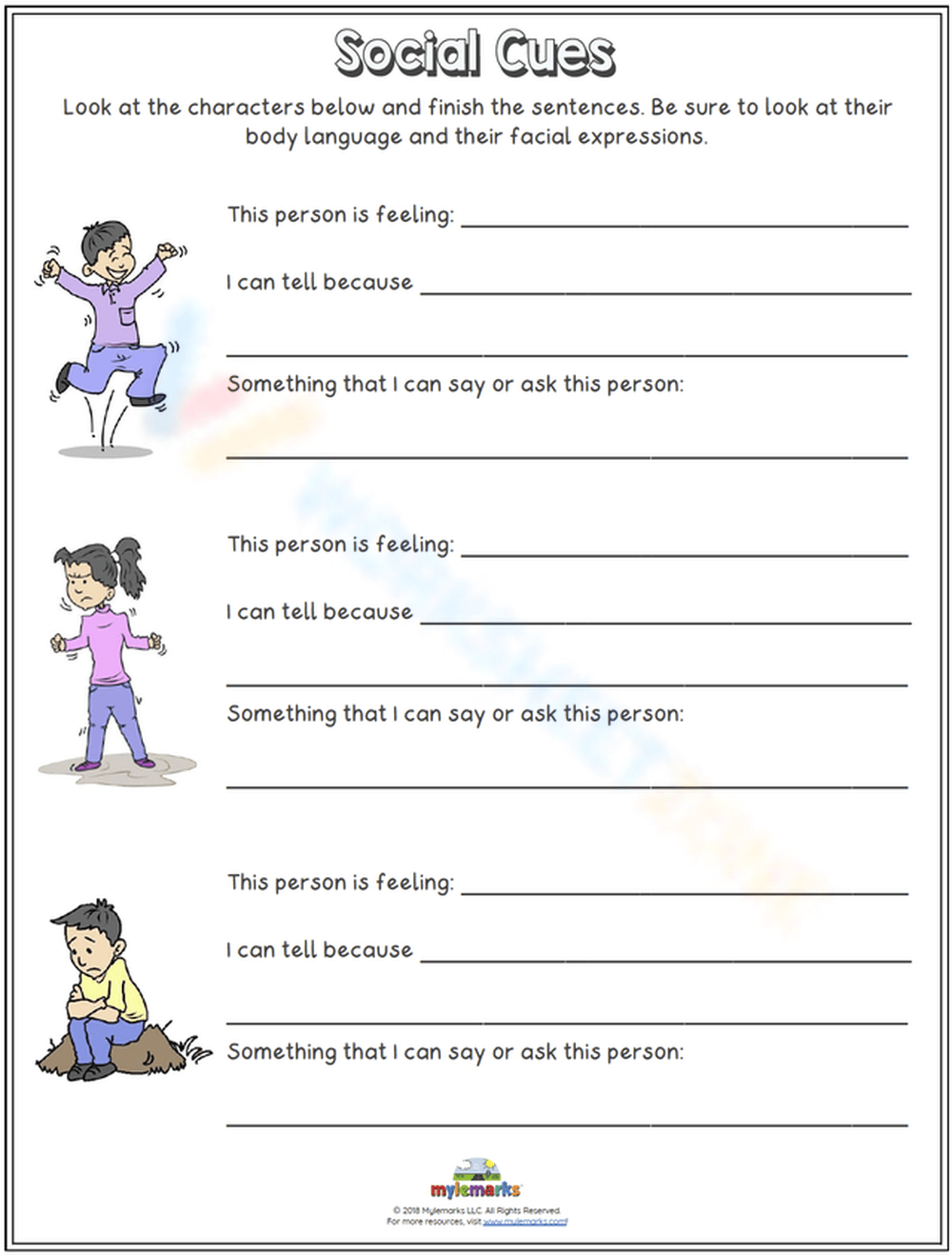 Free Collection Of Social Skills Worksheets For Autism within Free Printable Social Skills Activities Worksheets