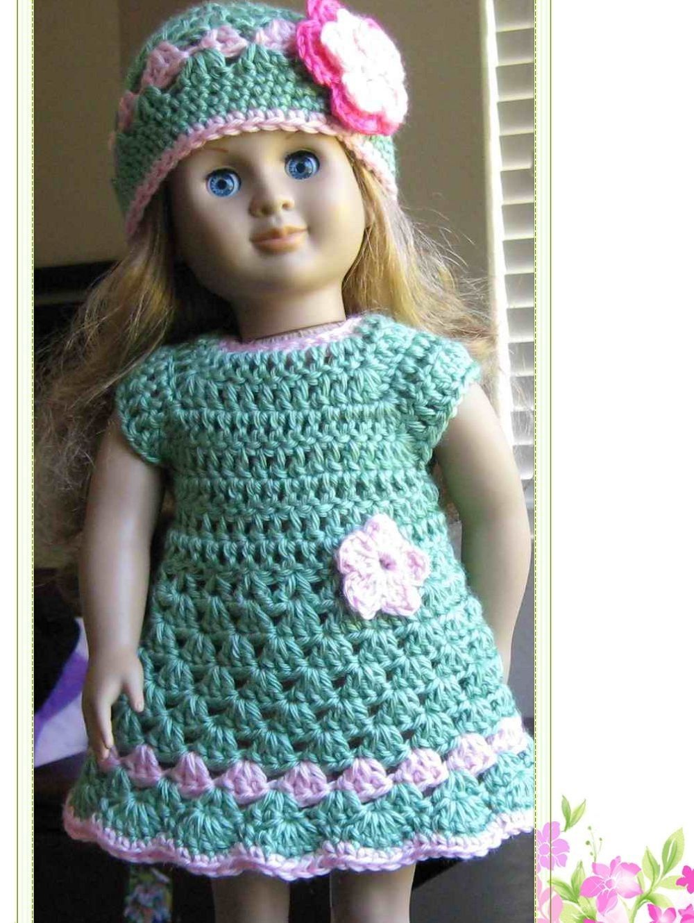 Free Crochet Doll Clothes Patterns in Free Printable Crochet Doll Clothes Patterns For 18 Inch Dolls