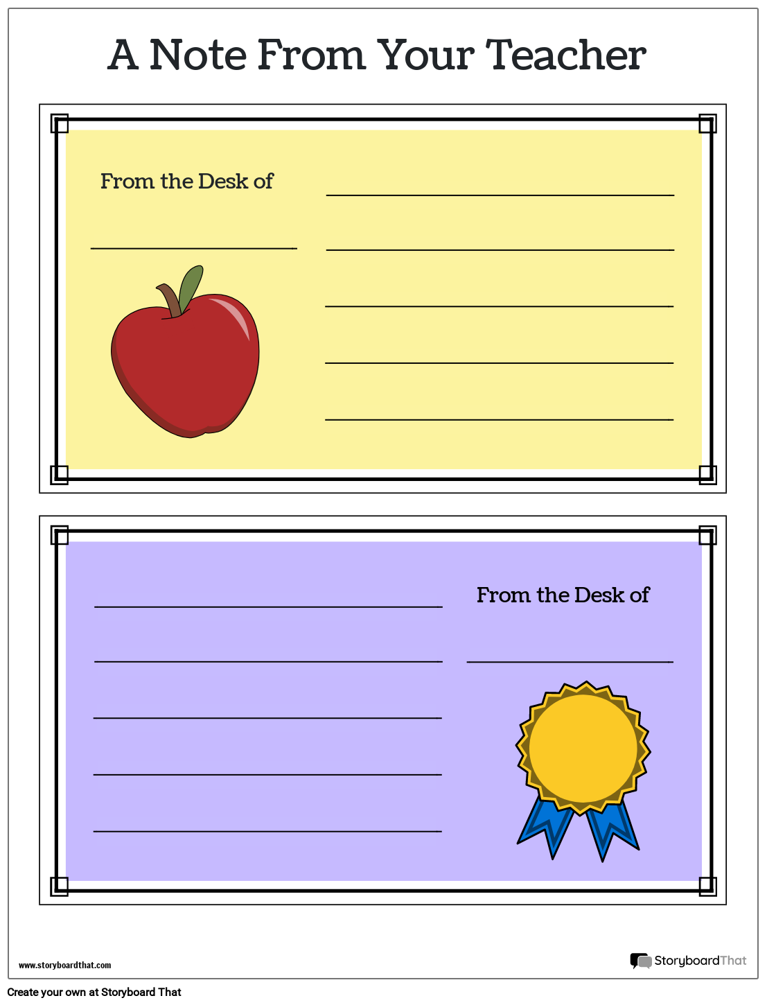 Free Custom Parent Teacher Note Templates in Free Printable Teacher Notes To Parents