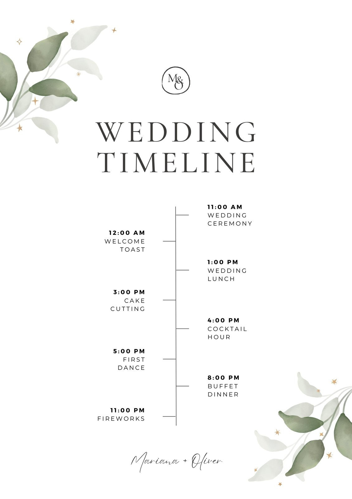 Free, Custom Printable Wedding Program Templates | Canva regarding Free Printable Wedding Program Templates