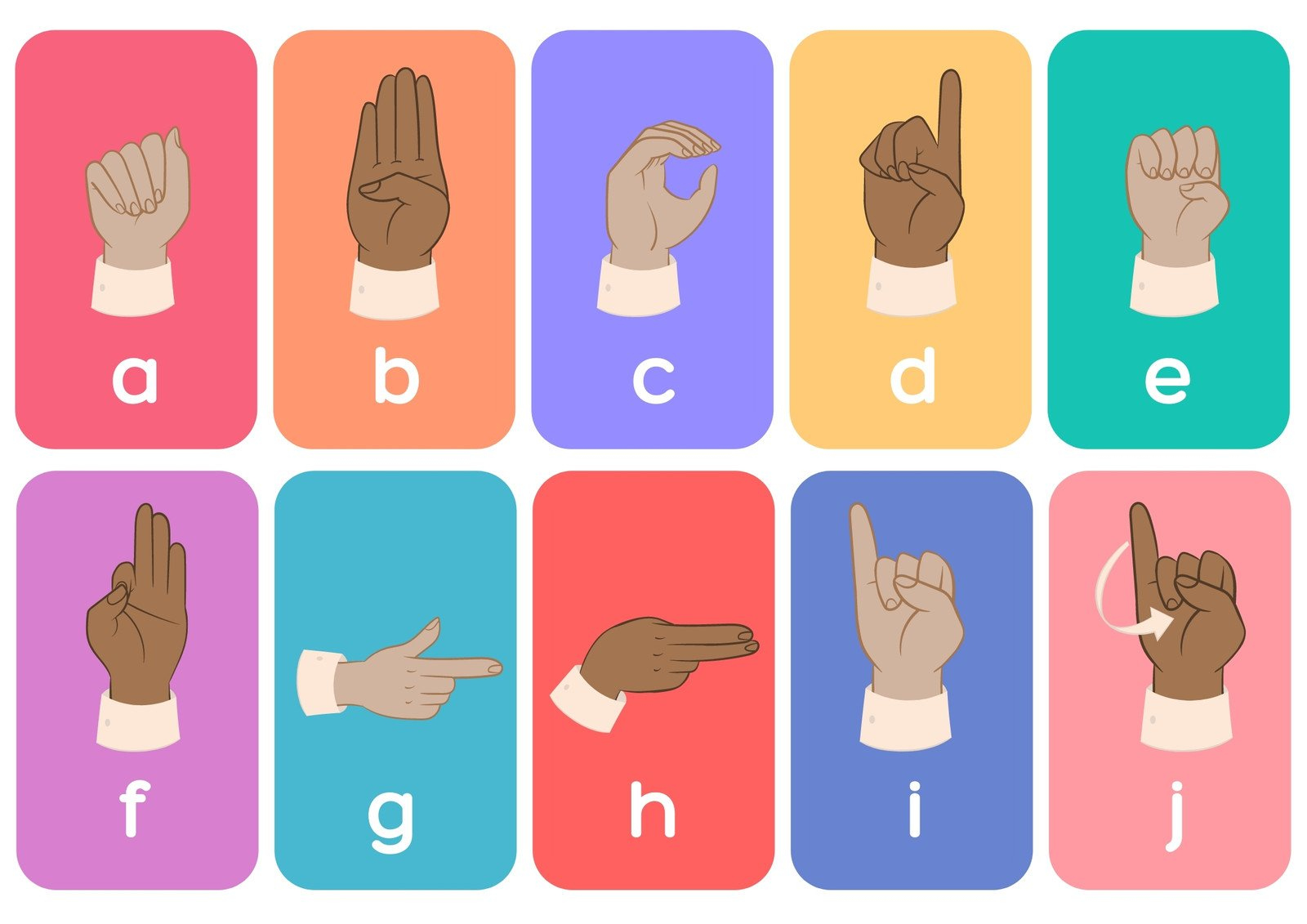 Free Customizable Alphabet Flashcard Templates | Canva within Sign Language Flash Cards Free Printable