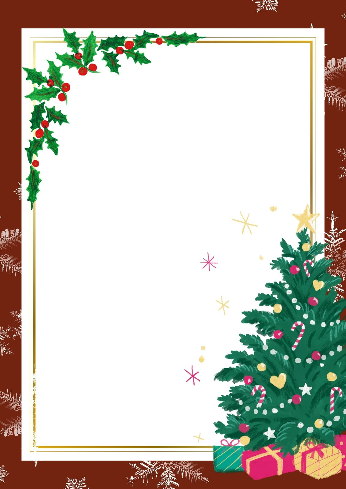 Free Customizable Christmas Page Border Templates | Canva with regard to Free Printable Page Borders Christmas