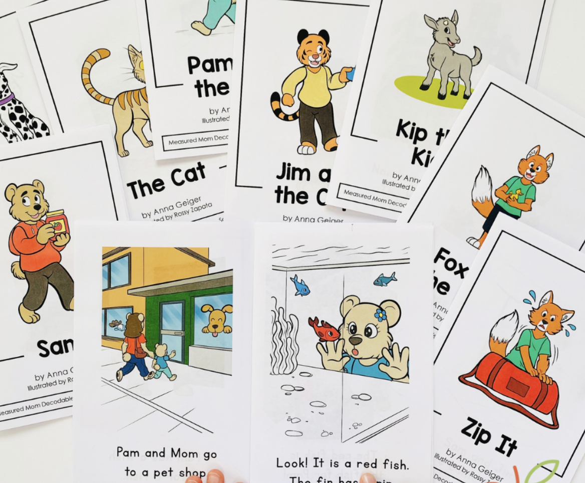 Free Decodable Books - The Measured Mom intended for Free Printable Decodable Books for Kindergarten