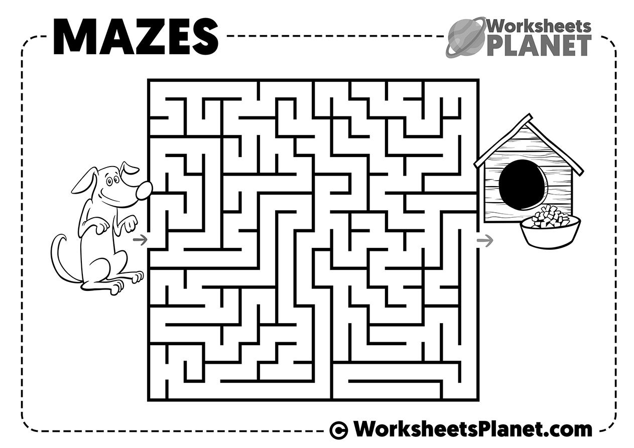 Free Easy Printable Mazes For Kids | Download The Free Pack for Free Printable Mazes For Kids