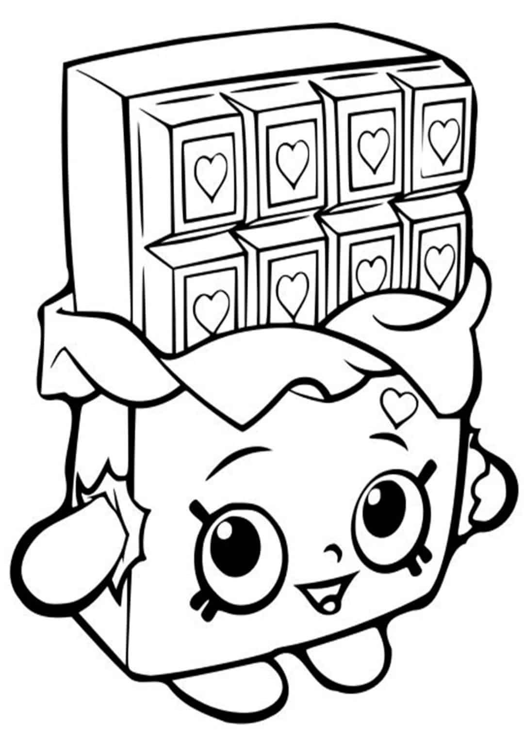 Free &amp;amp; Easy To Print Shopkins Coloring Pages inside Shopkins Free Printables