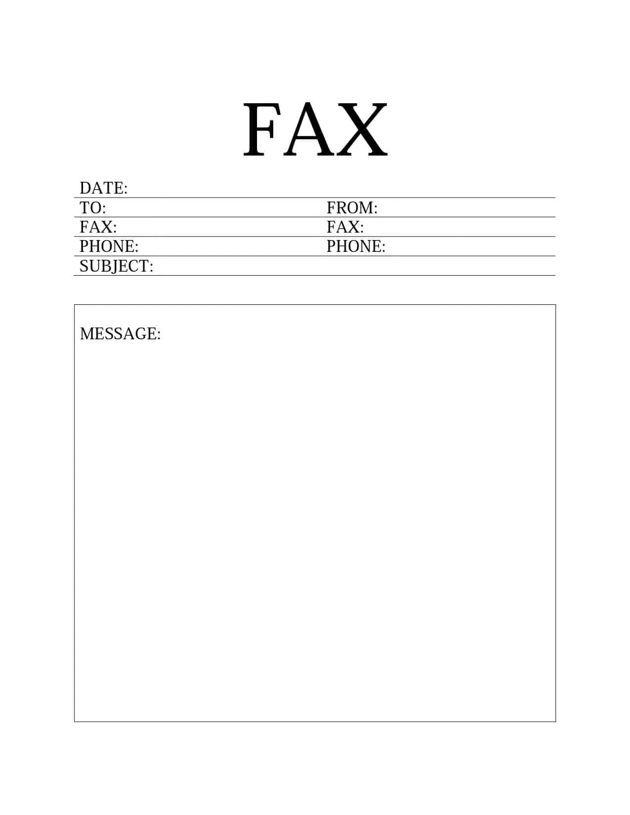 Free Editable Fax Cover Sheet Template | Word-Pdf-Excel-Image intended for Free Printable Fax Cover Page