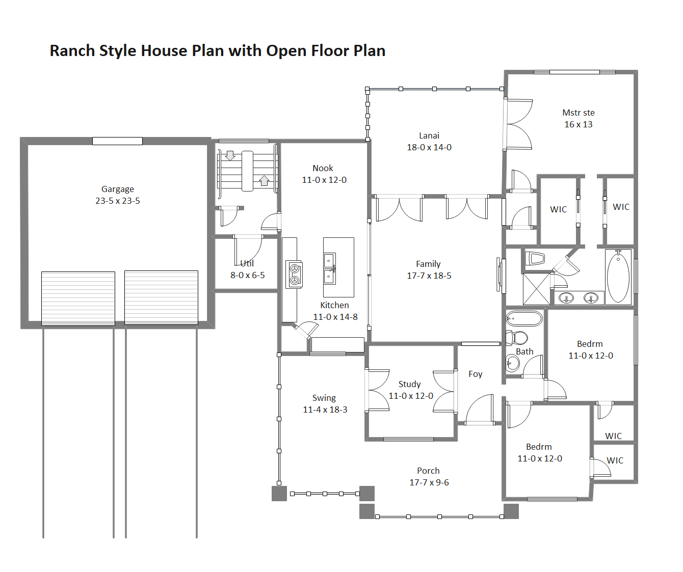 Free Editable House Plan Examples &amp;amp; Templates | Edrawmax for Free Printable Small House Plans