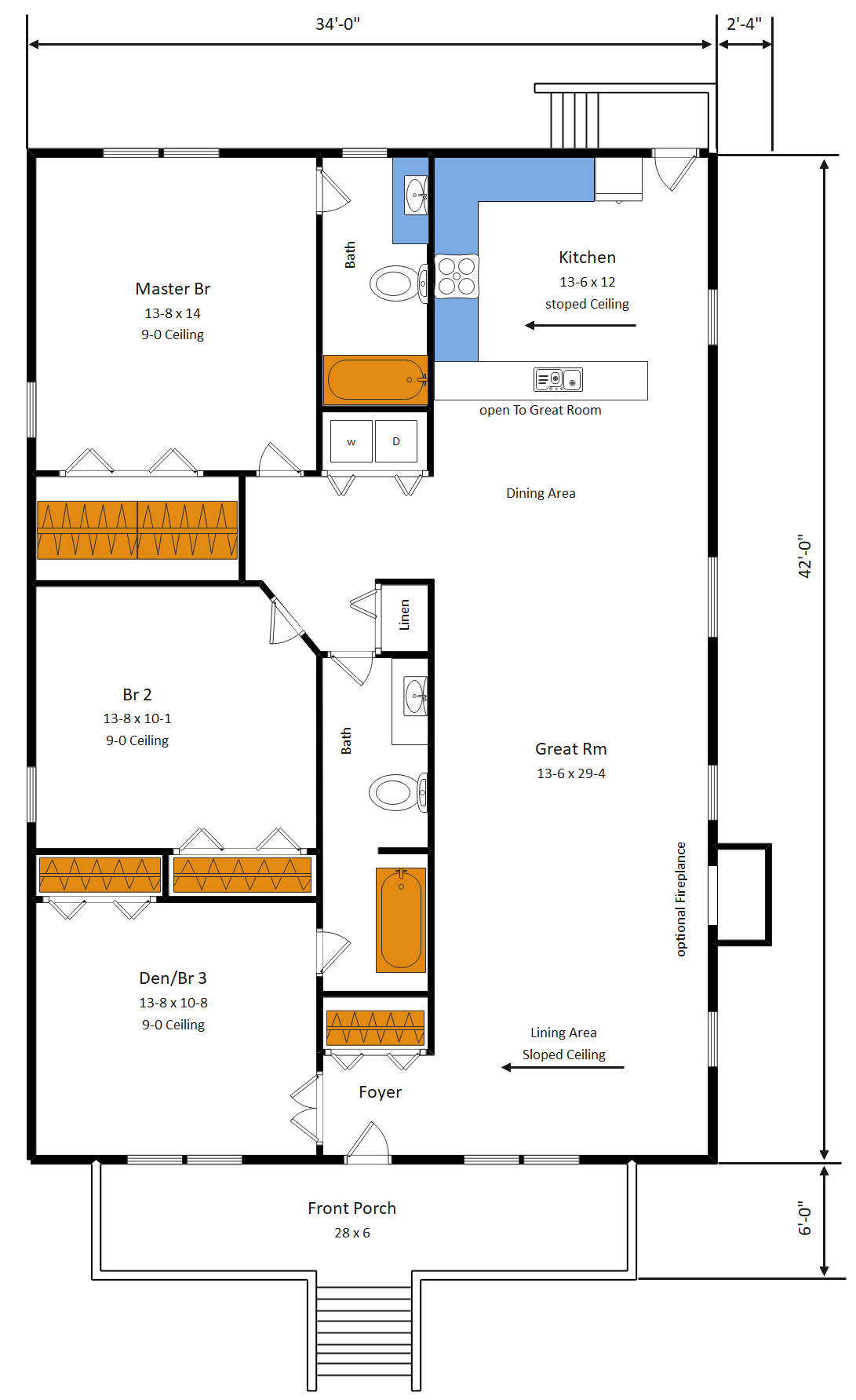 Free Editable House Plan Examples &amp;amp; Templates | Edrawmax in Free Printable Small House Plans