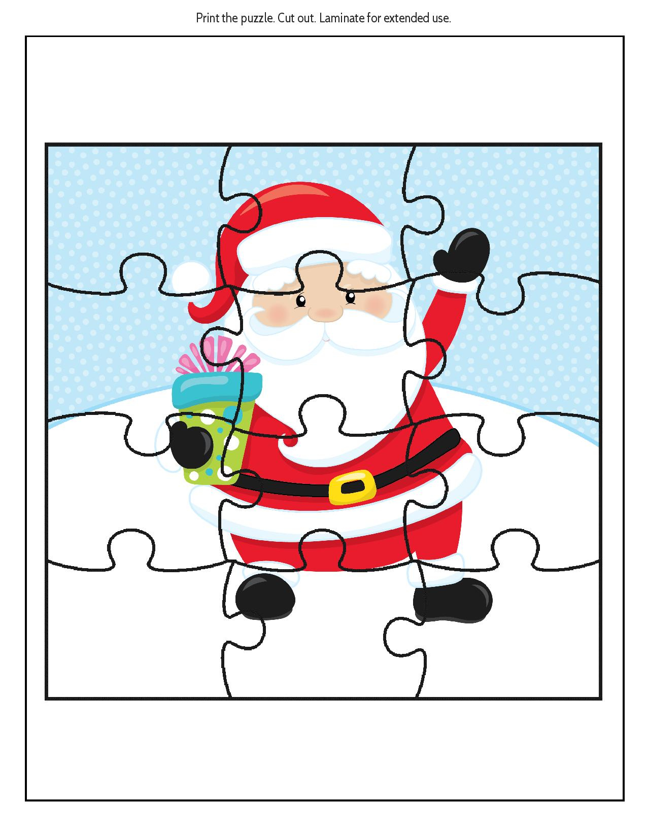 Free Educational Printable Christmas Puzzle Pack - Real And Quirky intended for Free Printable Christmas Picture Puzzles