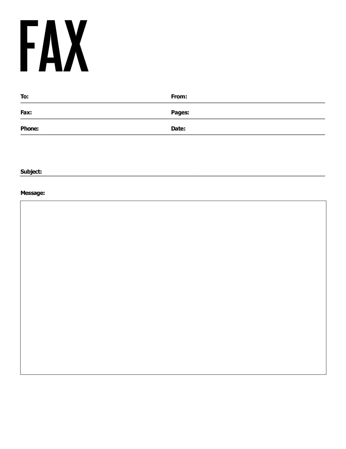 Free Fax Cover Sheets | Faxburner for Free Printable Fax Cover Sheet