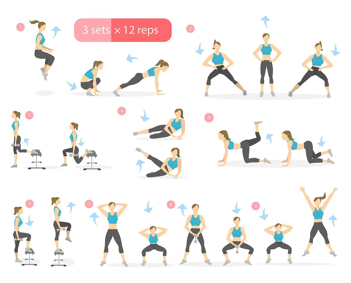 Free Fitness Charts: Printable Exercise Routines &amp;amp; Workouts To in Free Printable Gym Workout Plans