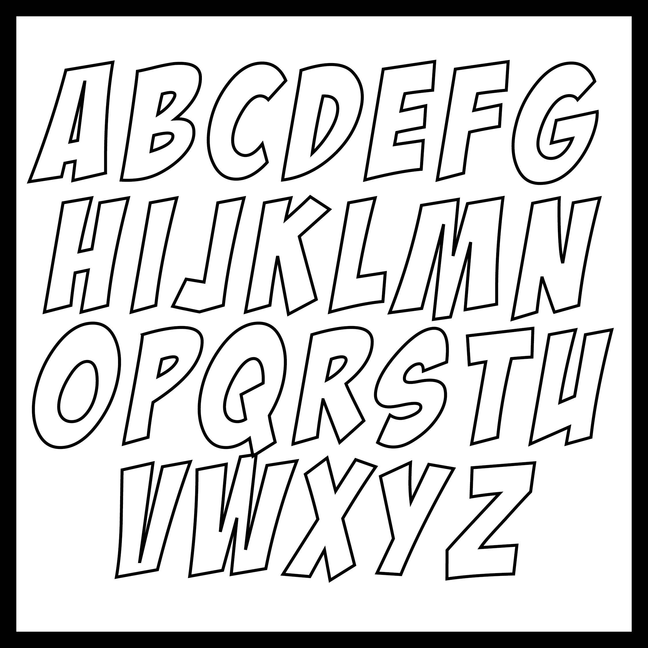 Free Fonts To Print And Cut Out pertaining to Free Printable Fonts