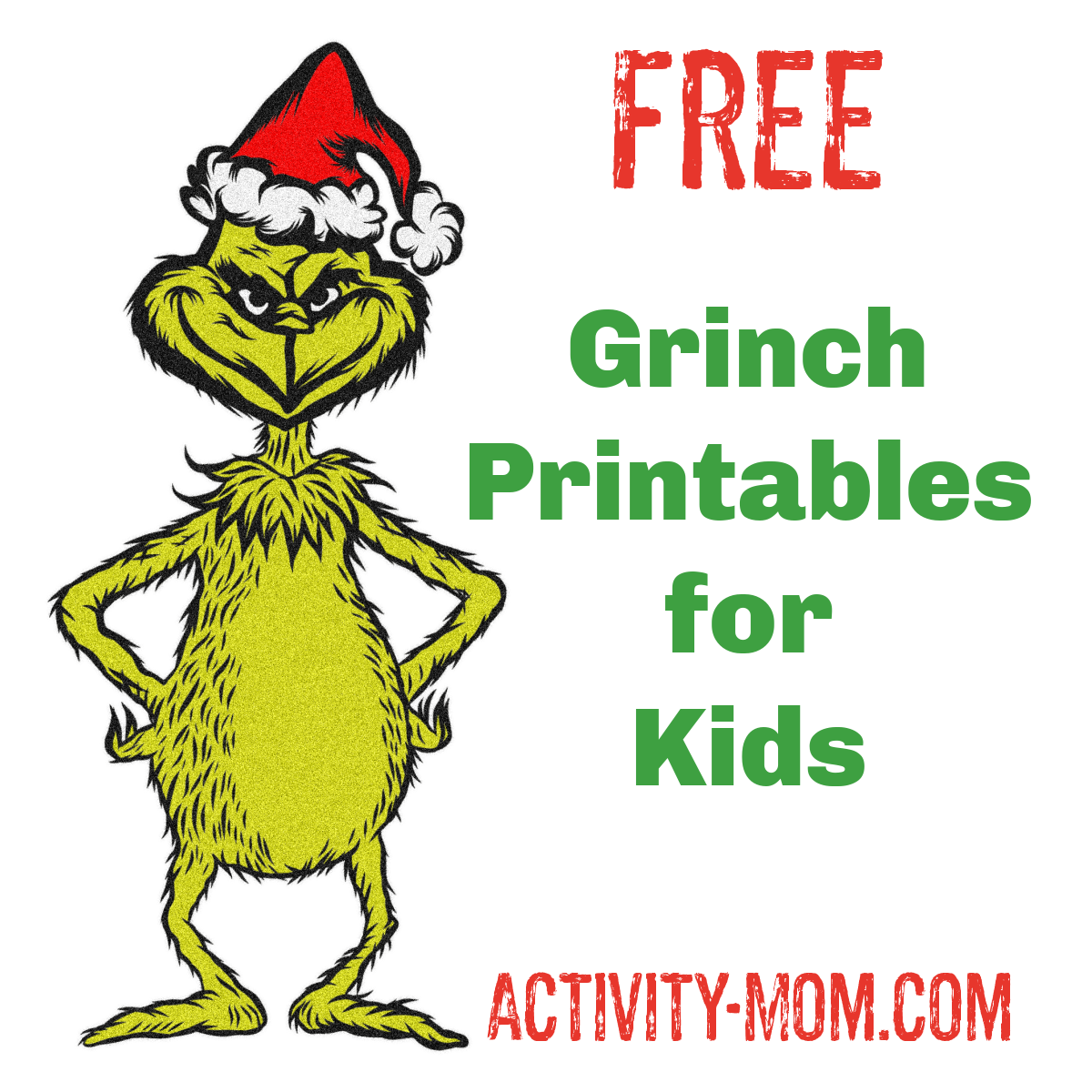 Free Grinch Printable Activities For Kids - The Activity Mom regarding Free Grinch Printables