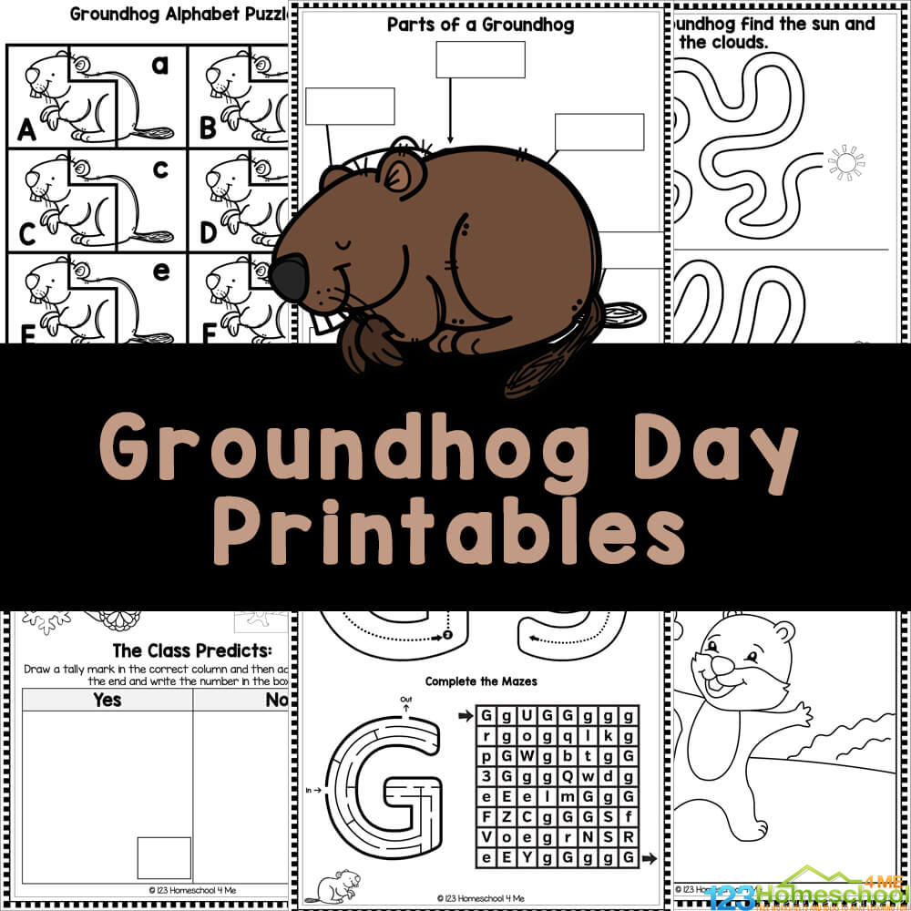 Free Groundhog Day Printables, Worksheets, &amp;amp; Fun! pertaining to Free Printable Groundhog Day Booklet