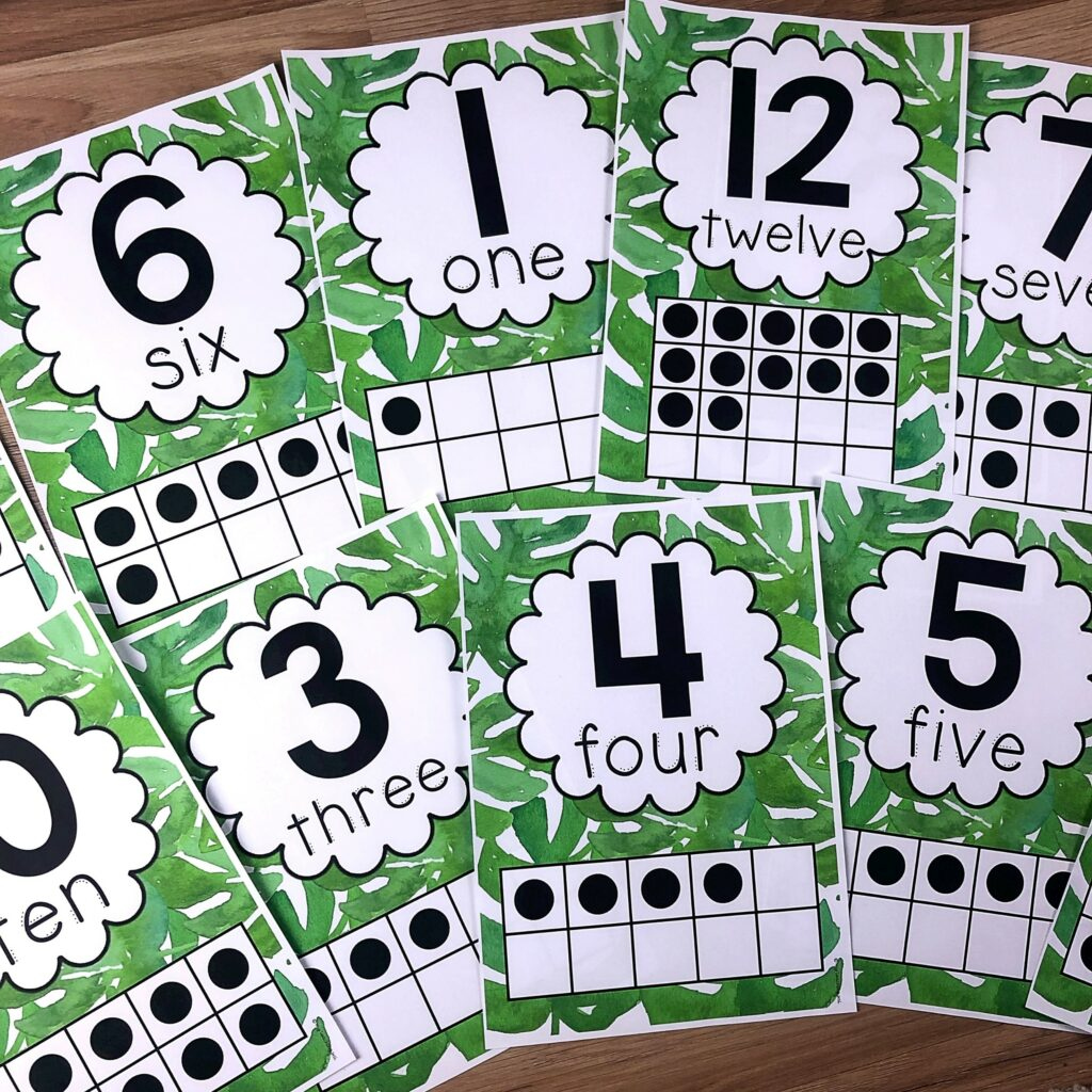 Free Number Posters For Your Classroom - My Teaching Pal within Free Printable Number Posters