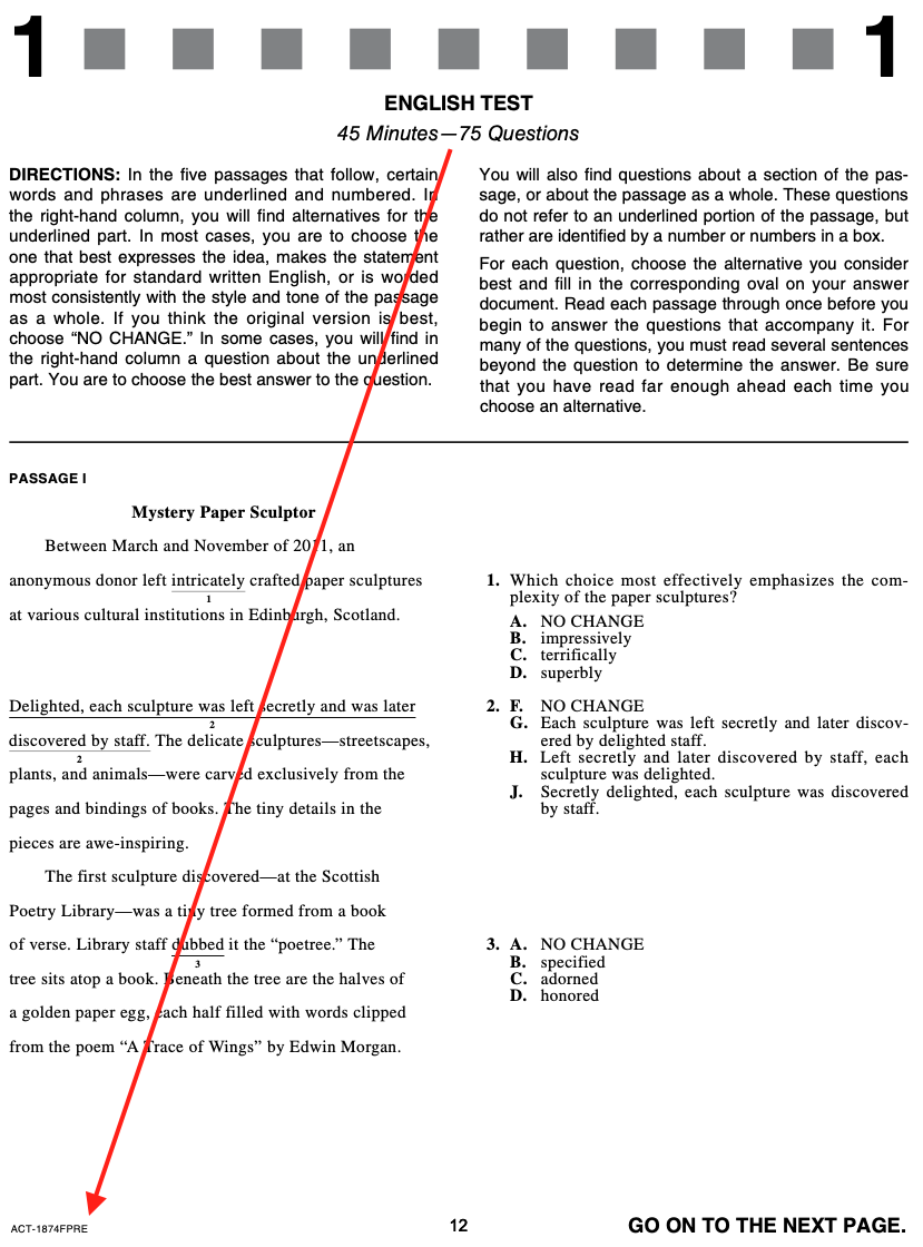 Free Official Act Practice Tests, Pdfs, And Answer Explanations for Free Printable Act Practice Worksheets