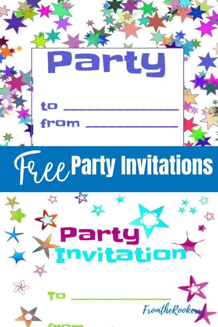 Free Party Invitations - Printable Invitation Templates throughout Free Printable Event Invitations