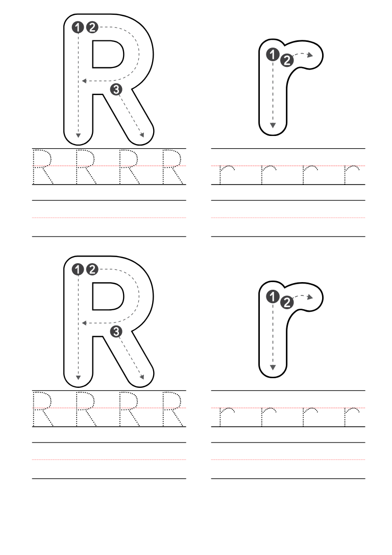 Free Preschool Letter R Worksheets Printable Pdf pertaining to Free Printable Preschool Worksheets For The Letter R