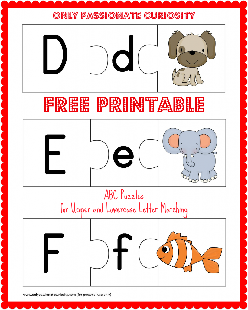 Free Printable Abc Puzzles | Abc Puzzle, Abc Printables, Alphabet inside Free Printable Alphabet Puzzles