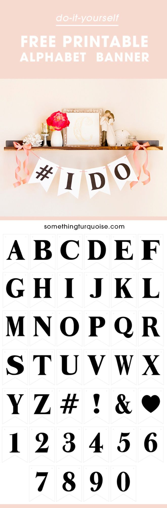 Free Printable Alphabet And Number Banner! Adorable! | Alphabet throughout Free Printable Abc Banner