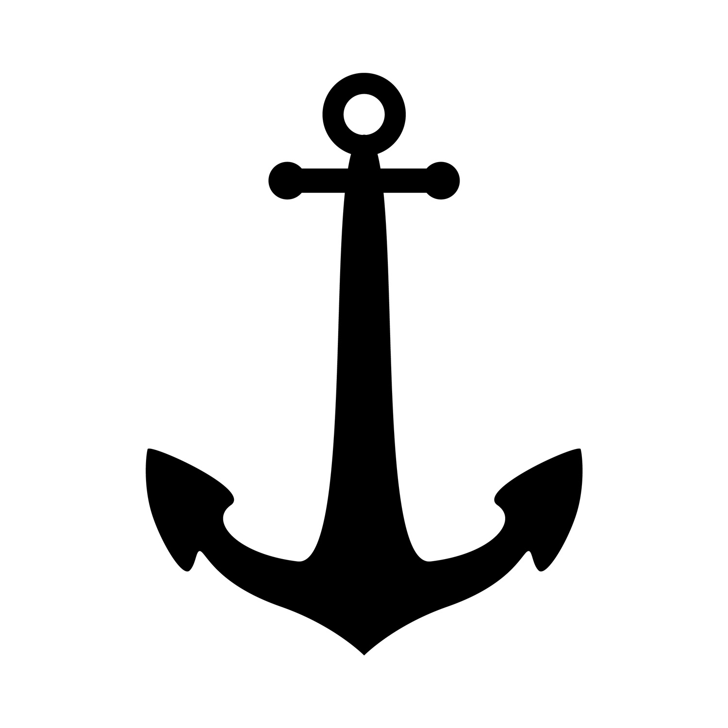 Free Printable Anchor Stencil / Anchor Outline – Jpeg – Tim&amp;#039;S throughout Free Printable Anchor Template