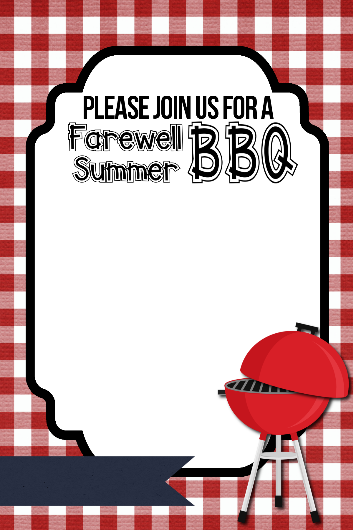 Free Printable Bbq Party Invitations in Free Printable Cookout Invitations