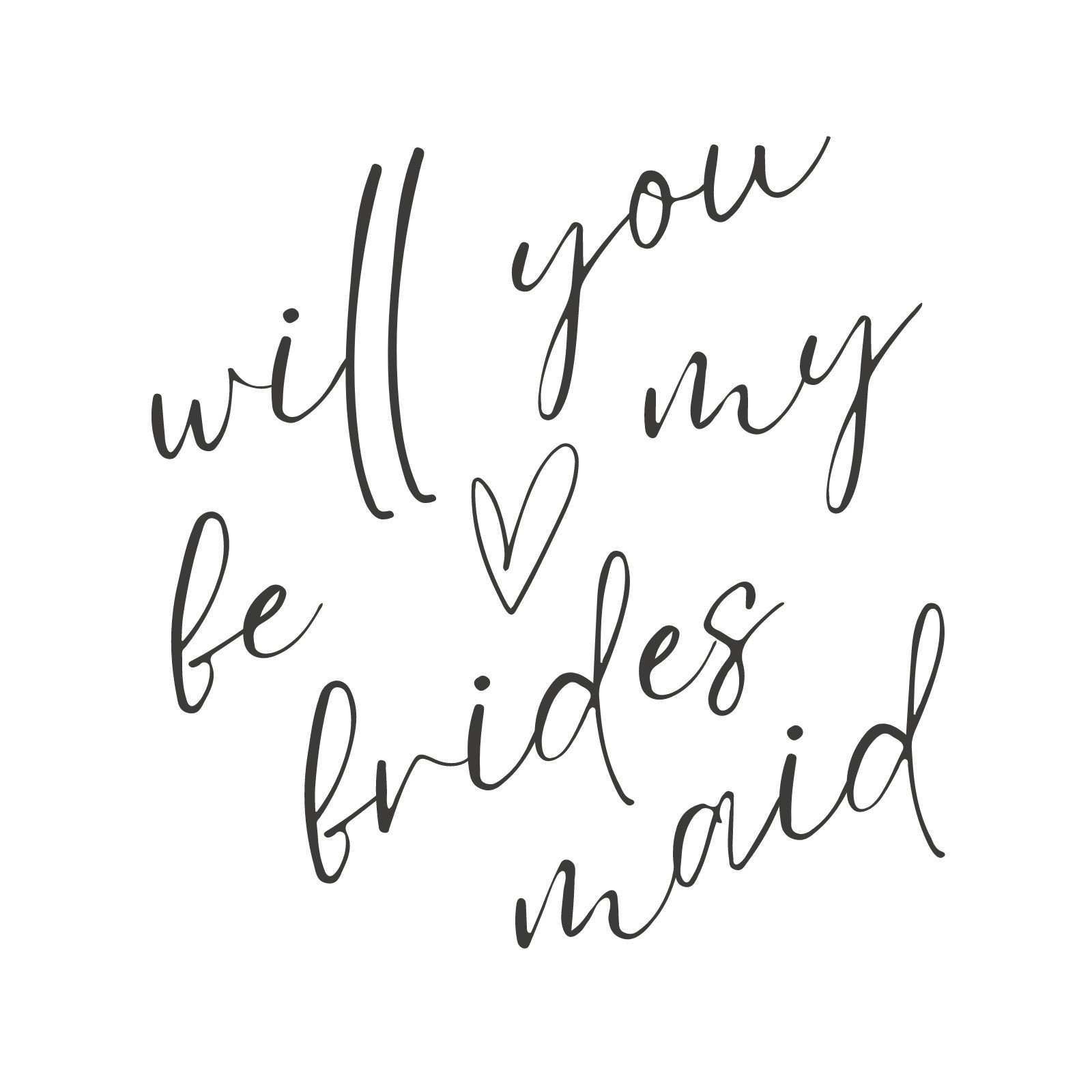 Free Printable Be My Bridesmaid Invitation Templates | Canva pertaining to Free Printable Bridesmaid Proposal